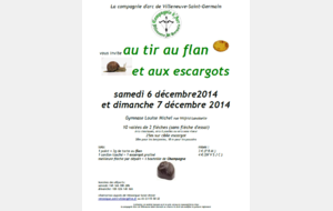 Tir au Flan et aux Escargots - Les 6 et 7 décembre 2014